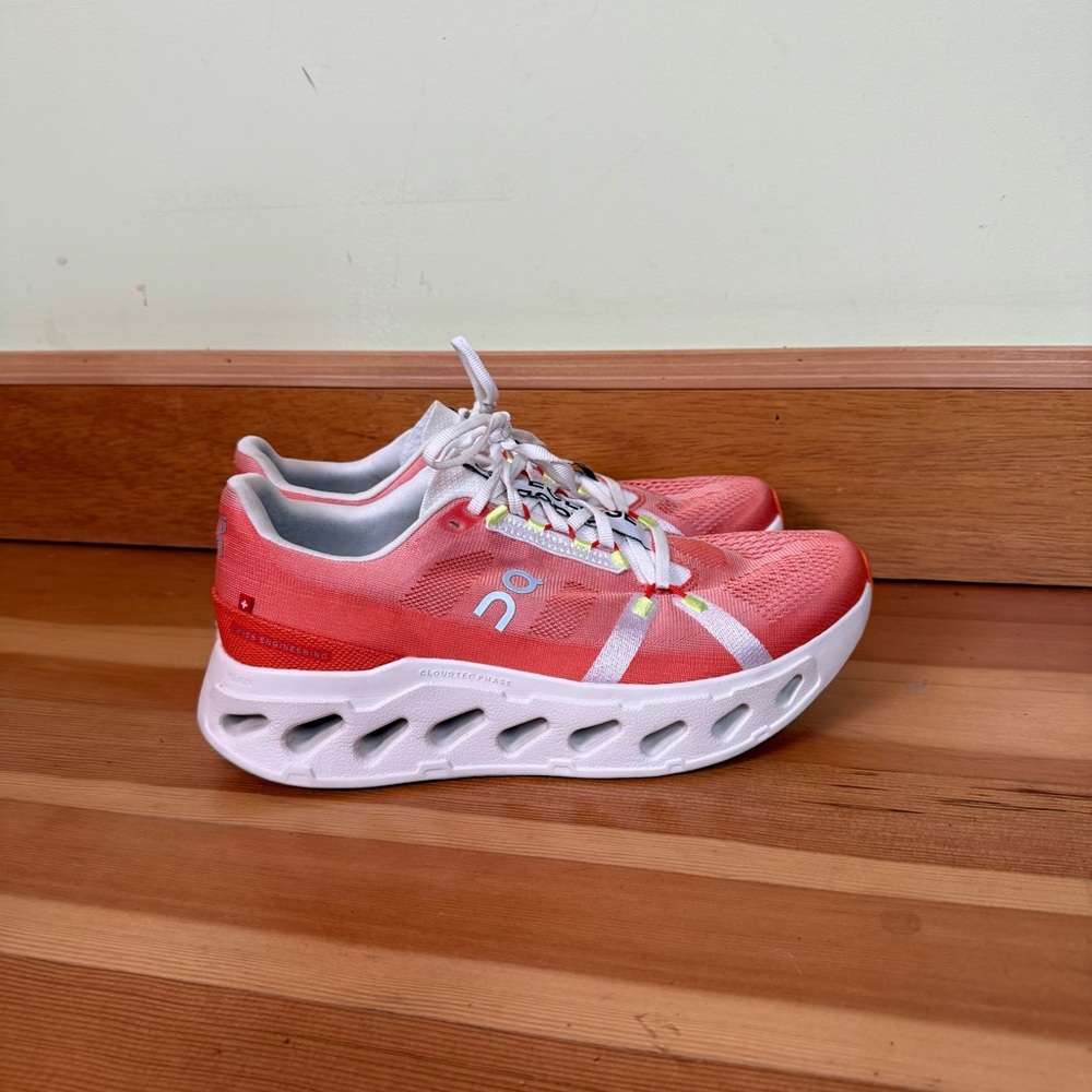 On Running Cloudeclipse Athletic Shoes in Flame/Ivory Men's Size 10